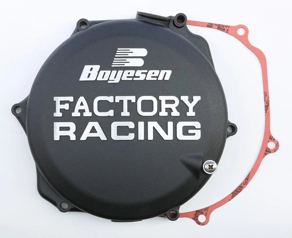 BOYESEN Clutch Cover for Suzuki RM-Z450 (2008–2017) - Black