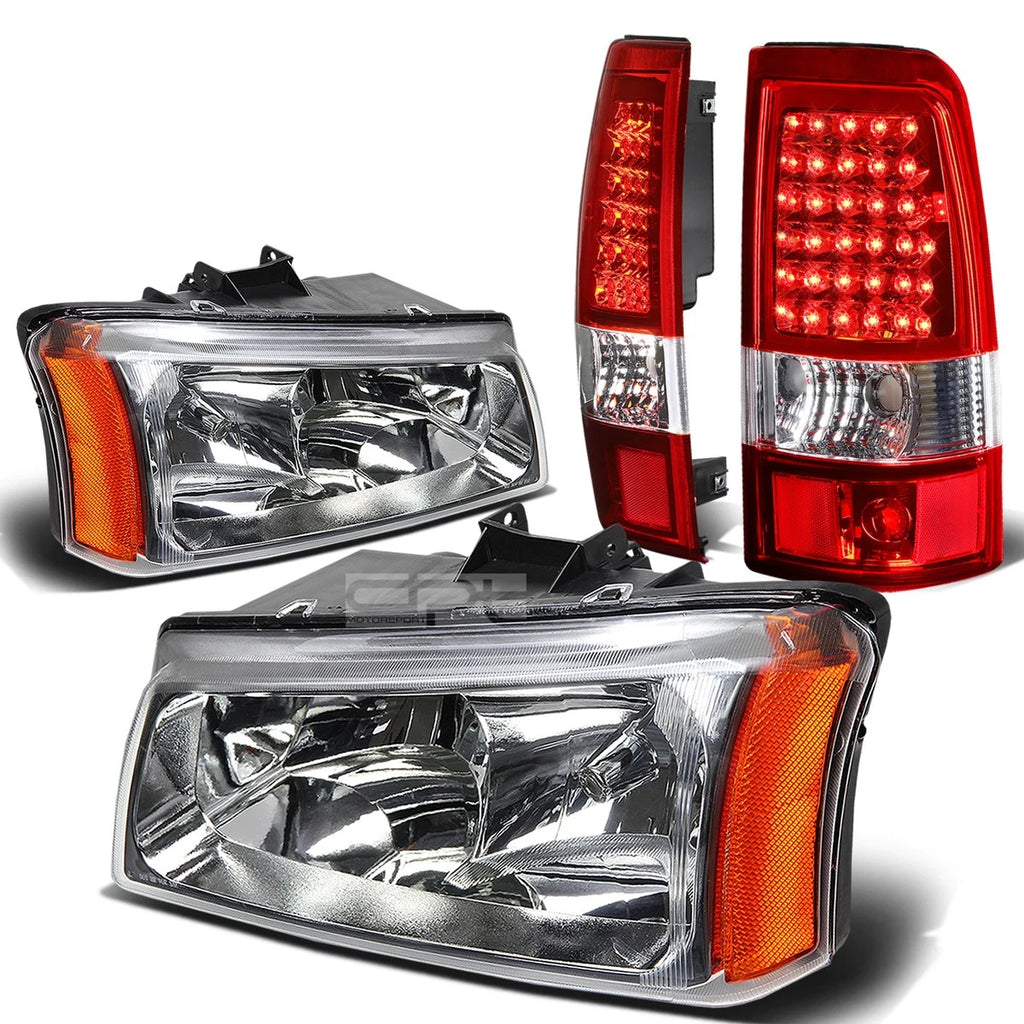 Headlight & Tail Light Kit for Silverado (2003–2007) - Chrome, LED
