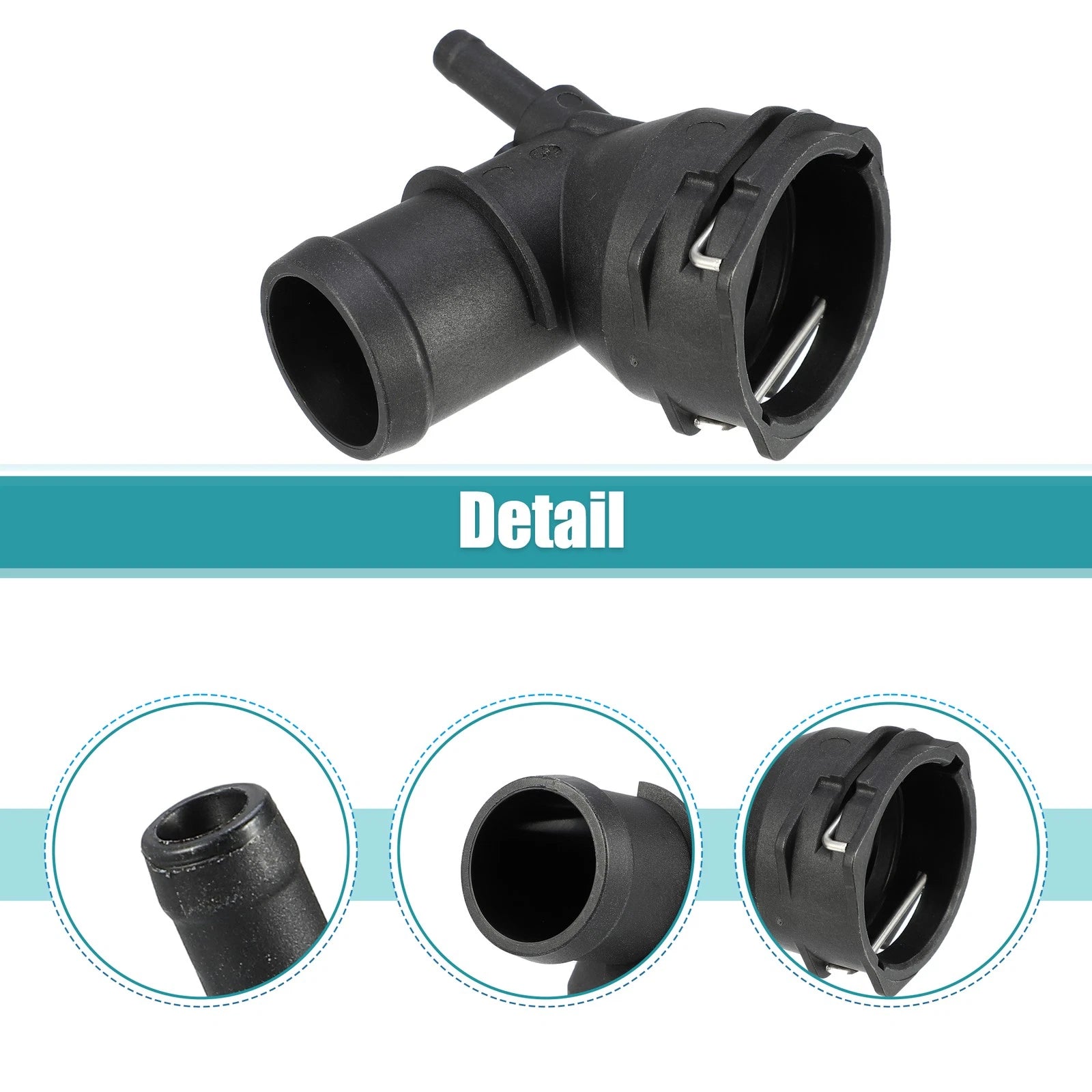 Upper Engine Coolant Distributor Hose Connector for Volkswagen Tiguan (2009–2017)