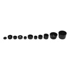 Set of 4 Black Bolt Toppers Caps Cover Kit for Harley Davidson Softail (1984–2006)