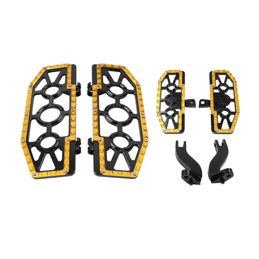 Front Floorboard + Rear FootPeg Mounts Kit for Harley Touring (1993–2023)