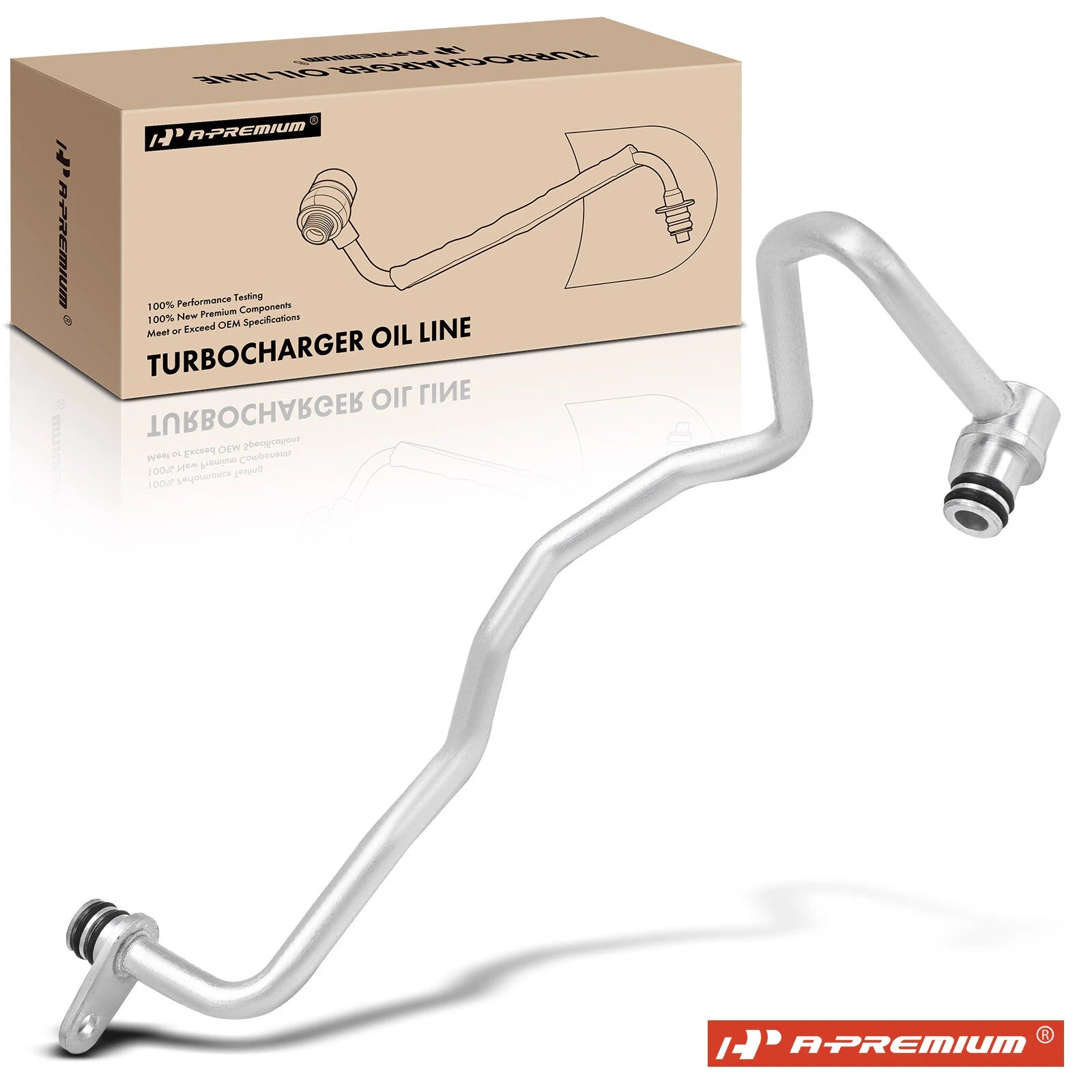 Turbocharger Coolant Line Return Right for Mercedes-Benz E550 (2007–2010)