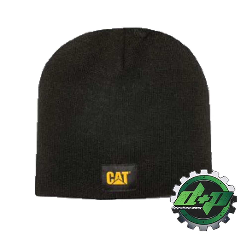 Caterpillar Beanie Hat for Toddler (Black with Logo)