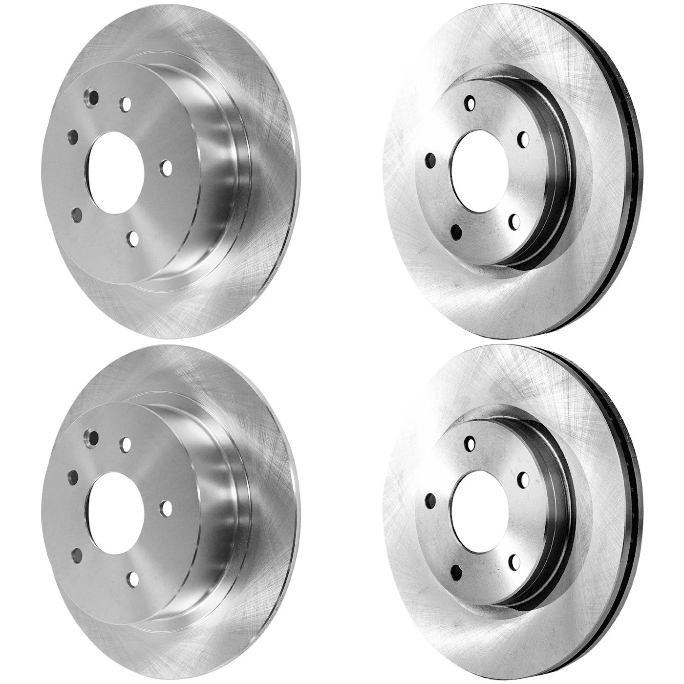 Front & Rear Brake Disc Rotors for Nissan Sentra (2013–2019)