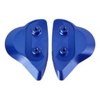 Aluminum Mirror Block Off Plates for Yamaha YZF R6 R7 (2017–2024) - Blue