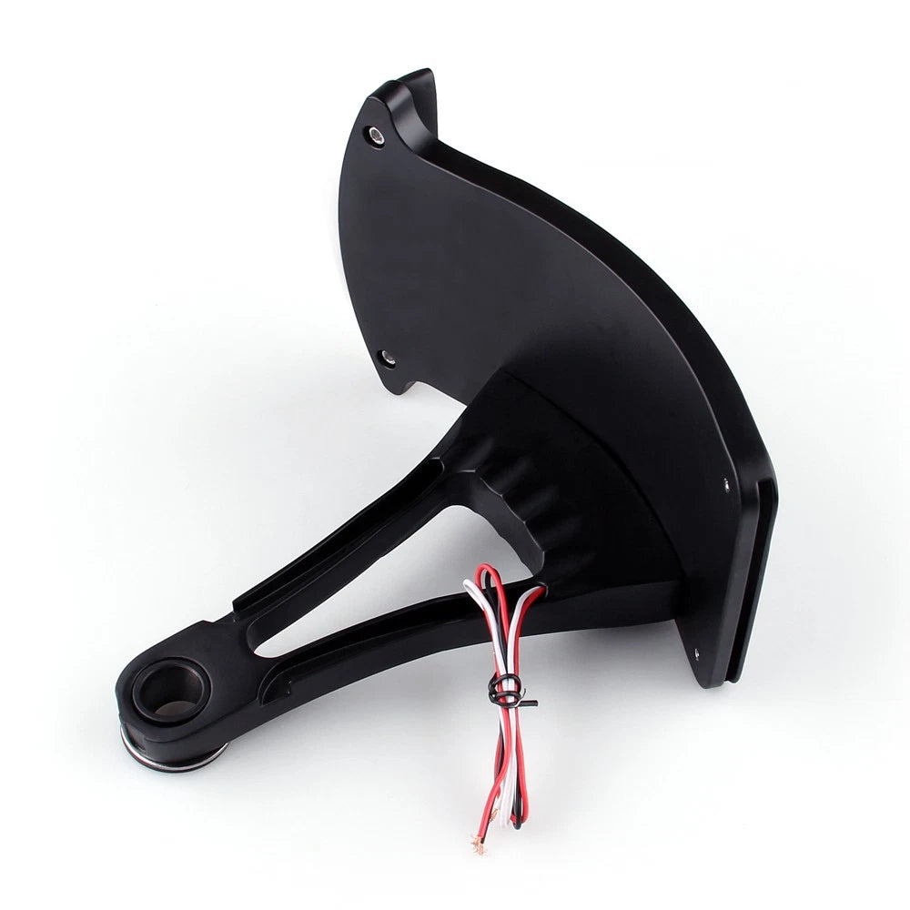 Side Axle Mount License Plate Bracket for Harley (Fits )