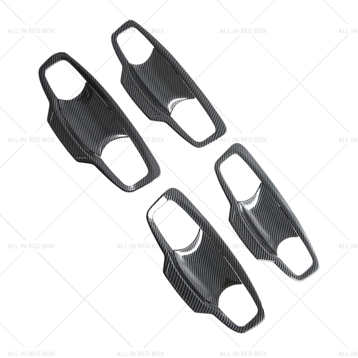 Carbon ABS Door Handle Bowl Cover Trim for Mitsubishi MV Triton (2023–2025)