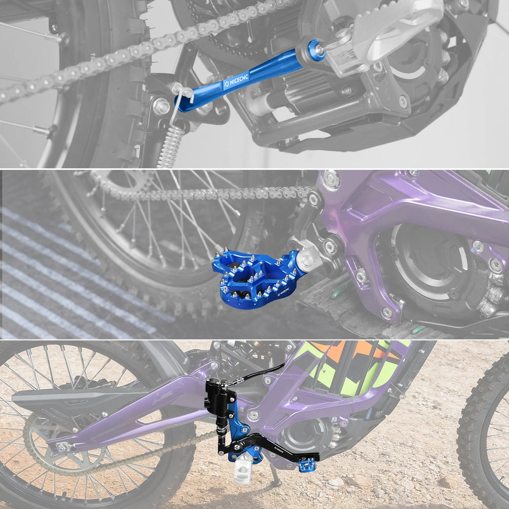 Hydraulic Foot Brake Footrest Support Brace for Surron Light Bee X (2019–2023)