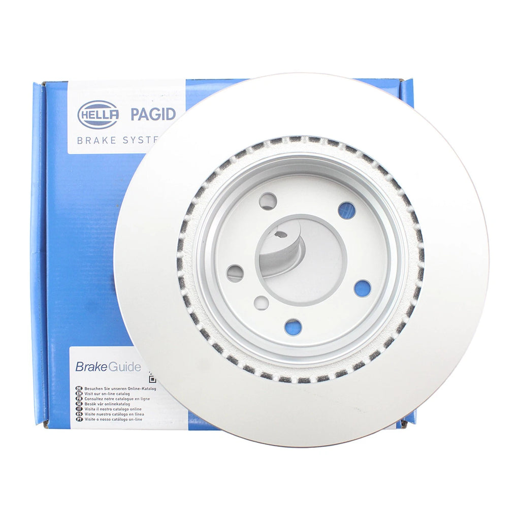 Hella 300mm Rear Vented Disc Brake Rotor for BMW E82 E88 128i (2008–2013)