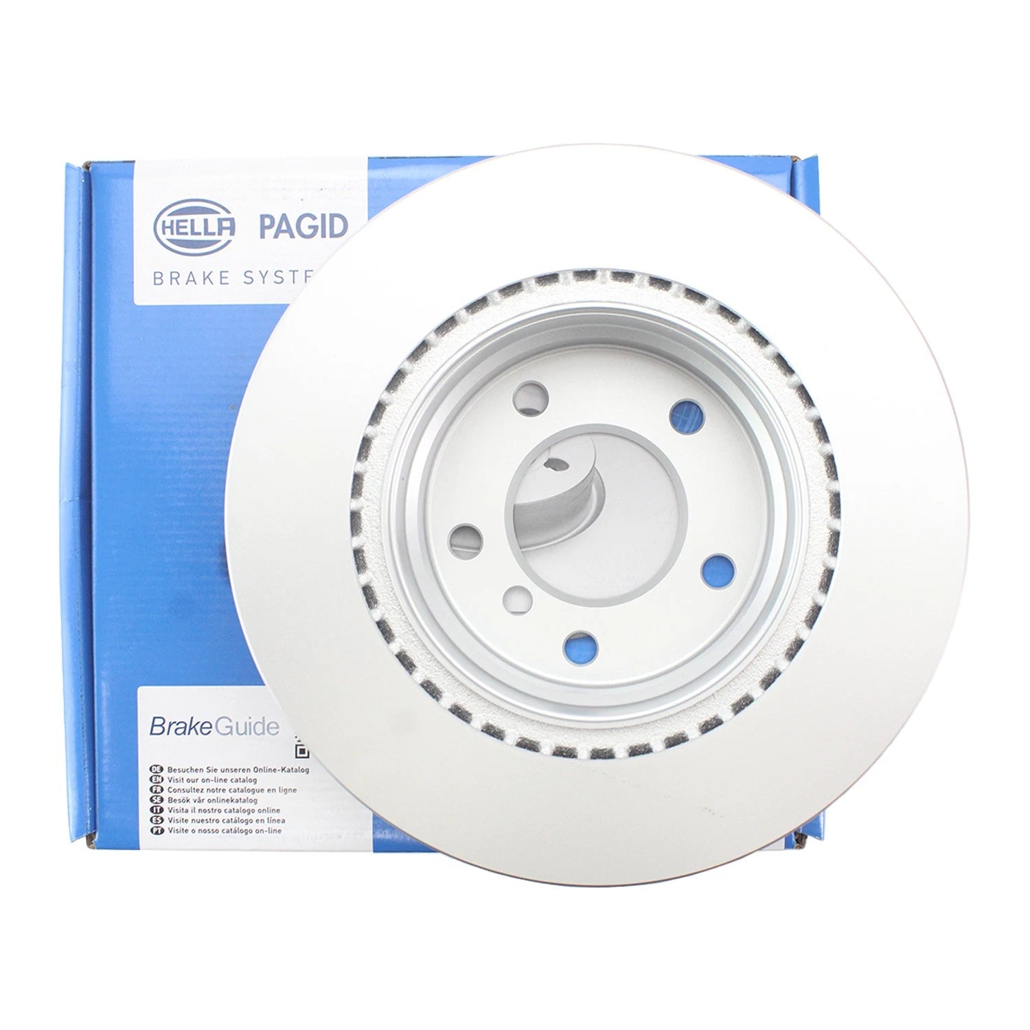 Hella 300mm Rear Vented Disc Brake Rotor for BMW E82 E88 128i (2008–2013)
