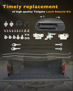 Tailgate Handle Bezel Lock Set for Ford F150 F250 F350 (1997-2007)
