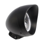5.75" Motorcycle Spotlight Headlight Fog 4-Bulbs Black for Motorcycle Scooter