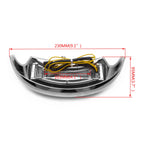 Clear Rear Fender Tip Light with Brake & Turn Signal for Harley Davidson (2009–2023)