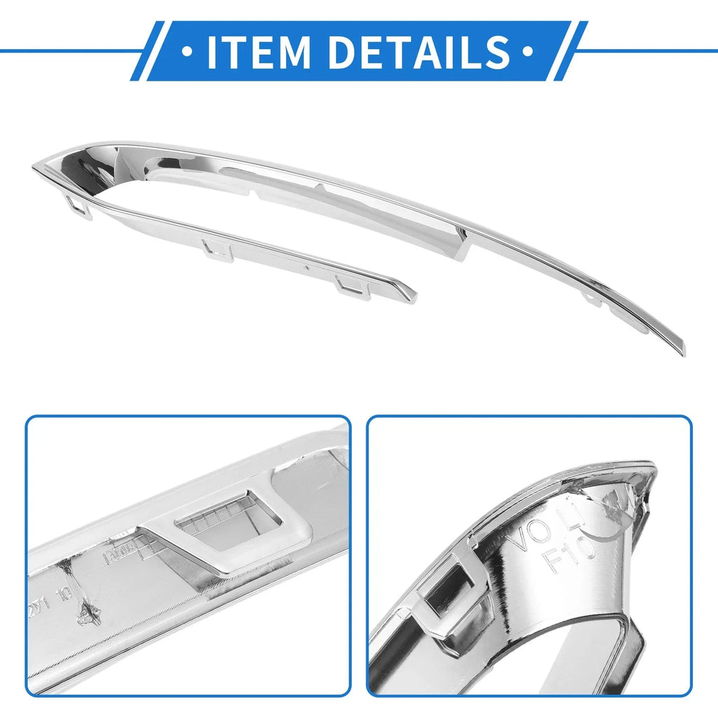 Front Left Bumper Grille Trim Garnish for BMW 5 Series (2014-2017)