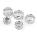 Set of 4 Air Conditioning Audio Button Switch Knob Covers for Toyota Camry (2018) Silver