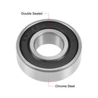 Set of 10 6202-2RS Deep Groove Ball Bearings 15x35x11mm Double Sealed Chrome