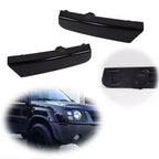 Set of 2 Black Front Corner Side Marker Signal Light Lens for Nissan Xterra