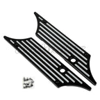 Black Hard Saddlebag Latch Cover for Harley Road King Street Electra Glide (1993–2013)