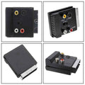 Scart to RCA S-Video Adapter for (Plastic Metal Housing)