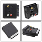 Scart to RCA S-Video Adapter for (Plastic Metal Housing)