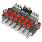 Hydraulic Control Valve for Backhoe with 4 Joysticks (6 Spool, 11 GPM)