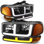 LED DRL + Turn Signal Headlight Bumper Lamp for Sierra Yukon (1999–2007)