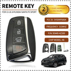 Smart Remote Key Fob 4 Button for Hyundai Santa Fe (2013–2018) 95440-4Z200