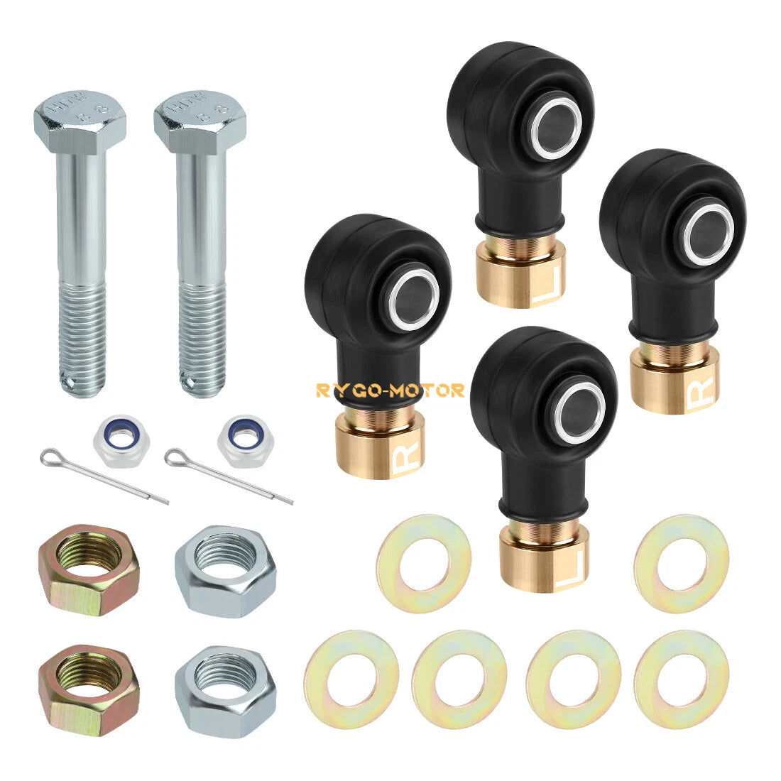 2 Sets Tie Rod End Kit for Polaris Xplorer 250 300 400 (1998–2002)