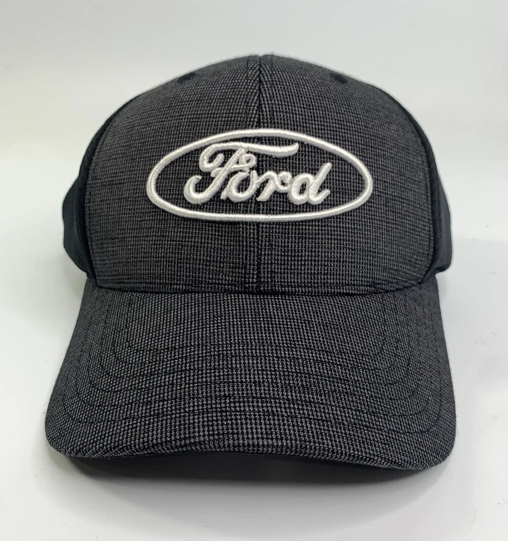 Ford Hat Cap Heather Gray with White Oval Logo for Ford Vehicles (2011–2025)