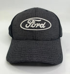 Ford Hat Cap Heather Gray with White Oval Logo for Ford Vehicles (2011–2025)