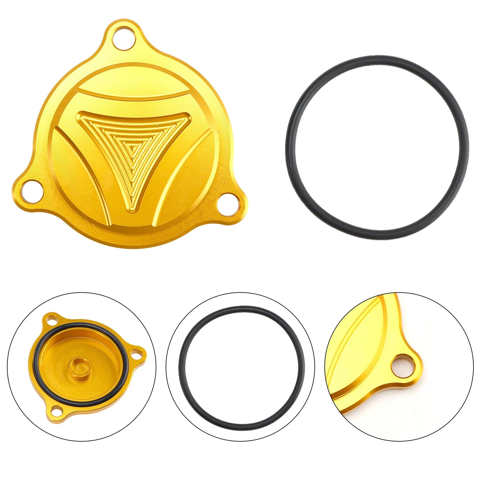Engine Oil Filter Cover for Suzuki LTZ400 LTR450 DRZ400/400E/400S/400SM