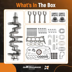 Engine Overhaul Rebuild Kit with Crankshaft & 4X ConRods for Hyundai KIA