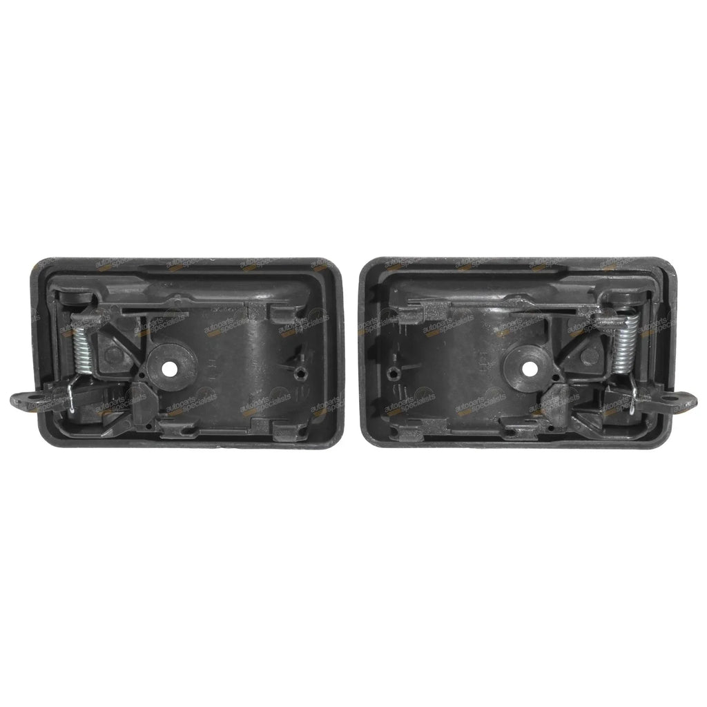 LH+RH Inner Grey Door Handles / Pair / Toyota Hilux 4Runner Surf (1988–1997)