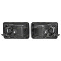 LH+RH Inner Grey Door Handles / Pair / Toyota Hilux 4Runner Surf (1988–1997)