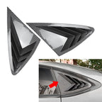 Rear Window Louver Shutter Trim for Benz GLC-Class Coupe C253 (2016–2022) Carbon Black