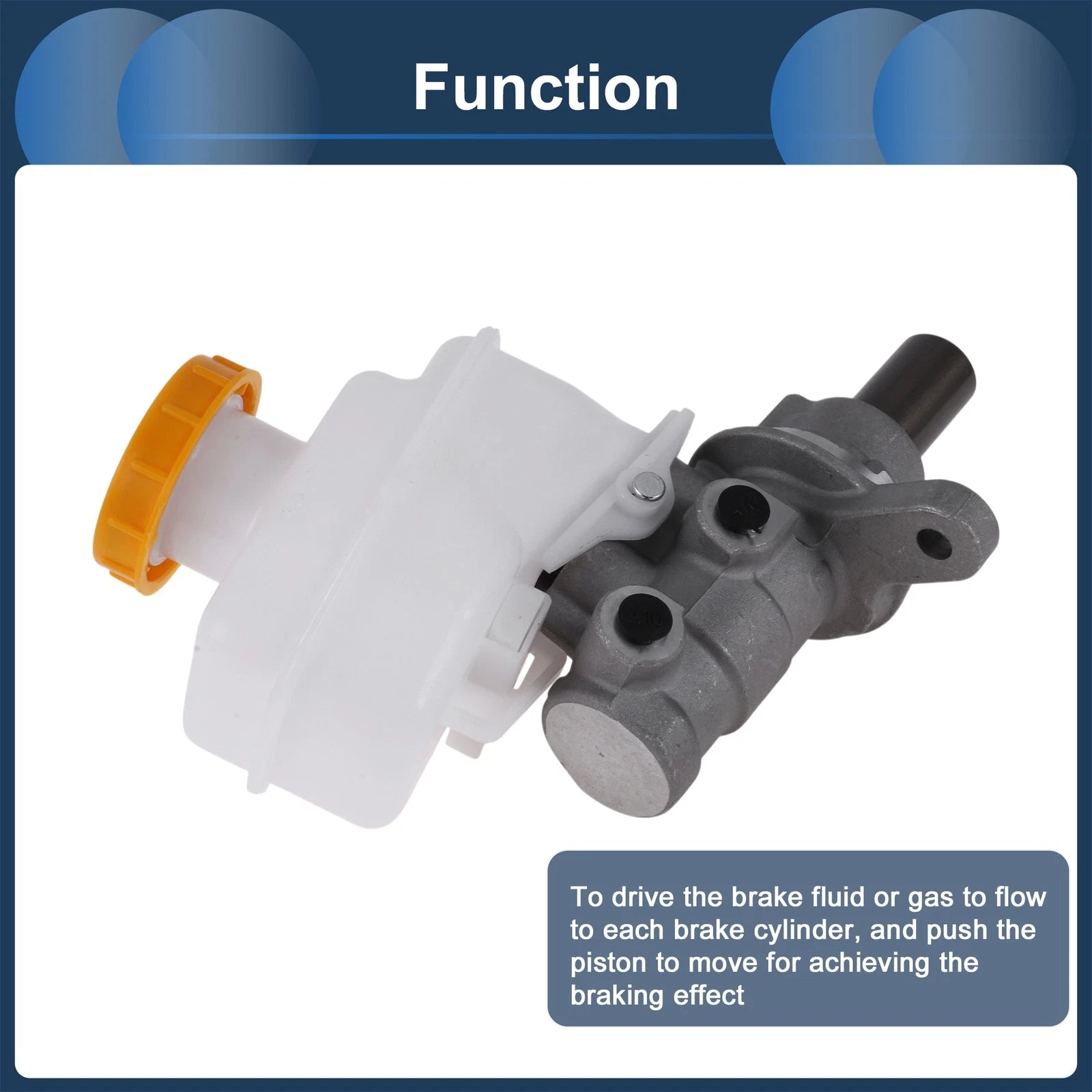 Brake Master Cylinder with Reservoir No. 4625A417 for Mitsubishi L200 (2017–2021)