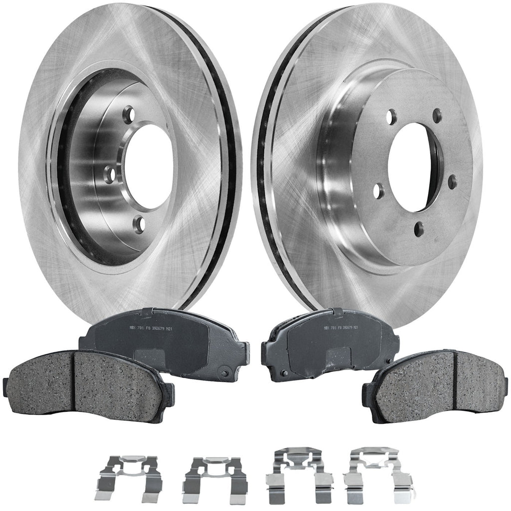 Front Brake Disc and Pad Kit for Ford Explorer (2002–2005) Ceramic