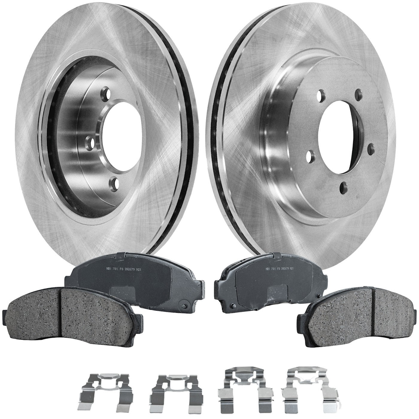 Front Brake Disc and Pad Kit for Ford Explorer (2002–2005) Ceramic