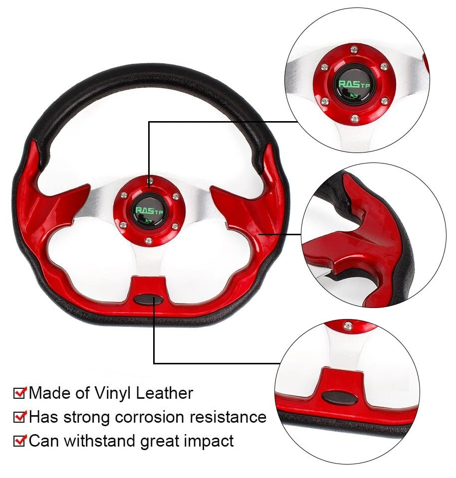 13" Steering Wheel for Club Car Precedent Golf Cart