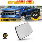 Heated Driver Mirror Glass for Silverado Sierra 1500 2500 3500 HD (2019–2024)