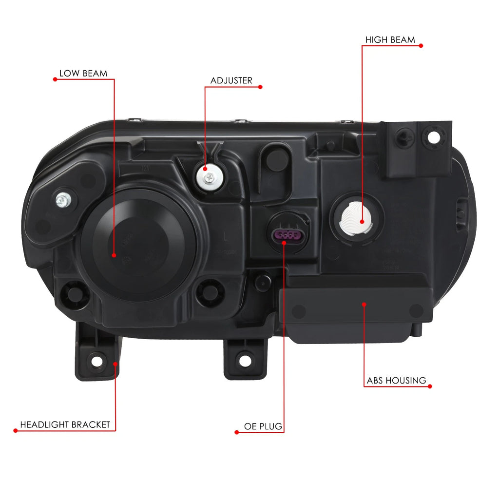 Left Side Projector HID Xenon Headlight for Dodge Challenger (2008–2014)