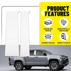 Set of 4 Chrome Pillar Post Door Window Covers for Chevy Colorado GMC Canyon (2015–2022)