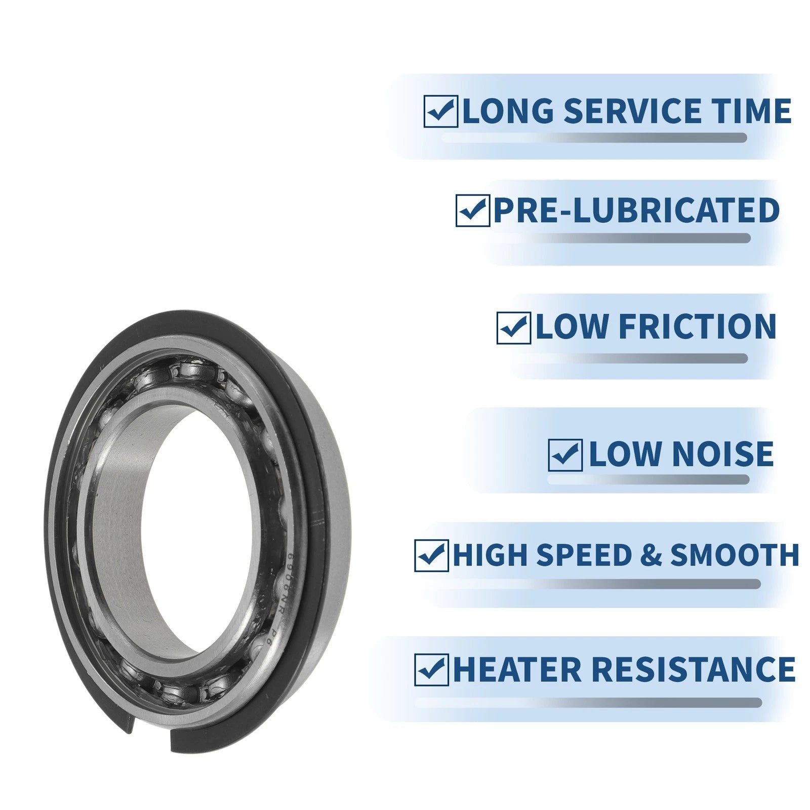 6906NR Deep Groove Ball Bearing for Scooter Skateboard (30x47x9mm)