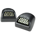 2X Waterproof White LED License Plate Lights for Silverado/Sierra (2001–2014)