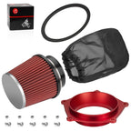 Air Filter Cleaner & Guide Holder Kit for Yamaha YFZ450 (2004–2009, 2012–2013, 2017)