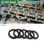 Set of 5 Oil Seal Rotary Shaft Seal NBR Rubber 32x40x5mm