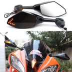 LED Turn Signal Lights for Racing Motorcycle Side Mirrors