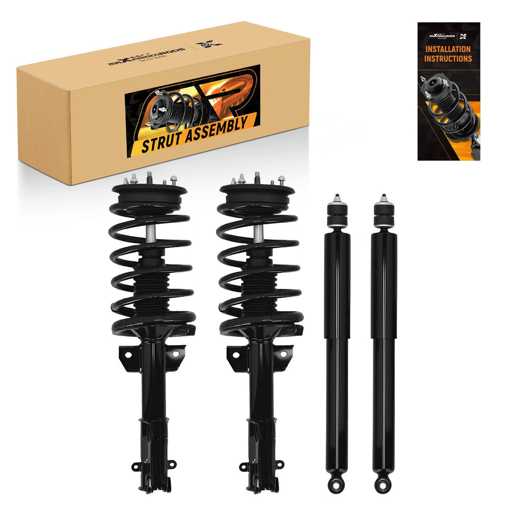 4X Complete Struts & Coil Springs for Ford Mustang (2005–2010)