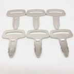 6pcs Ignition Key RC101-53630 for Kubota Excavators (K008, KX101, KX151, KX41H, KH101)