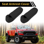 Seat Armrest Cover for Ford F-250, F-350 (1999–2007) Anti-Scratch Black
